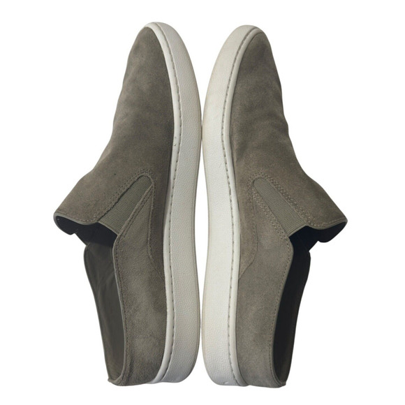 Vince Verrell Slip On Suede Sneaker Mule Size 7/37 Silver Sage (Light Olive) VGC - Picture 8 of 9